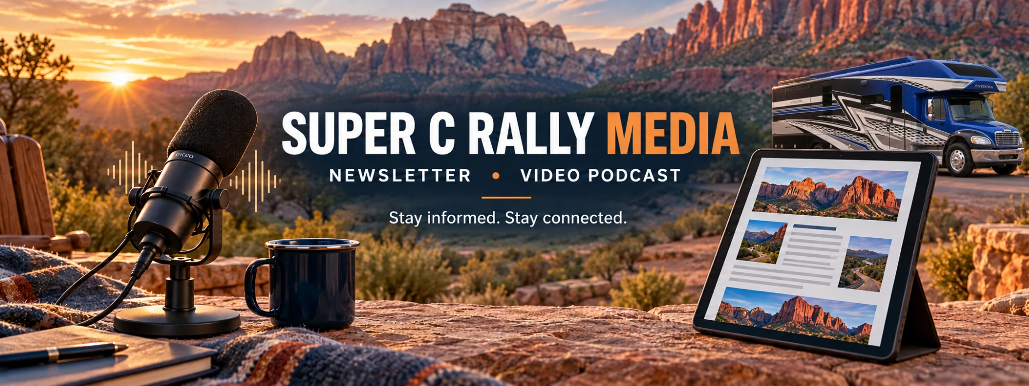 Super C Rally Media — Newsletter • Video Podcast — Stay informed. Stay connected.